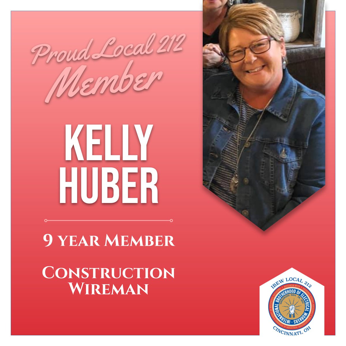 Kelly is the curriculum coordinator <a href="/212JATC/">BeaUnionElectrician</a> . She can be spotted at most Local 212 events. She will be the one laughing &amp; have a good time. She is a strong advocate for all apprentices make sure their training meets the needs of the industry. Thank you for all that you do #IBEW