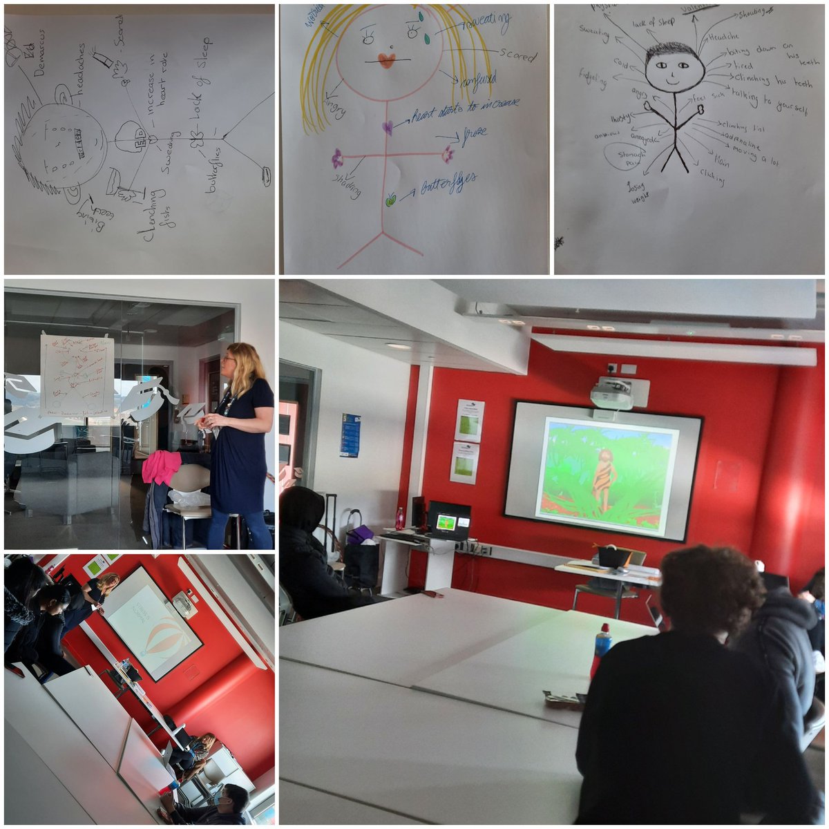 Pablino123's tweet photo. Excellent workshop this morning by Sarah from Uplifted. Positive engagement throughout. Students focused on well-being, thoughts and feelings. #emotionalhealth #empowerment @lisaannejones20 @PWLLCAVC1 @CavcActive https://t.co/WVAYKZcXPB