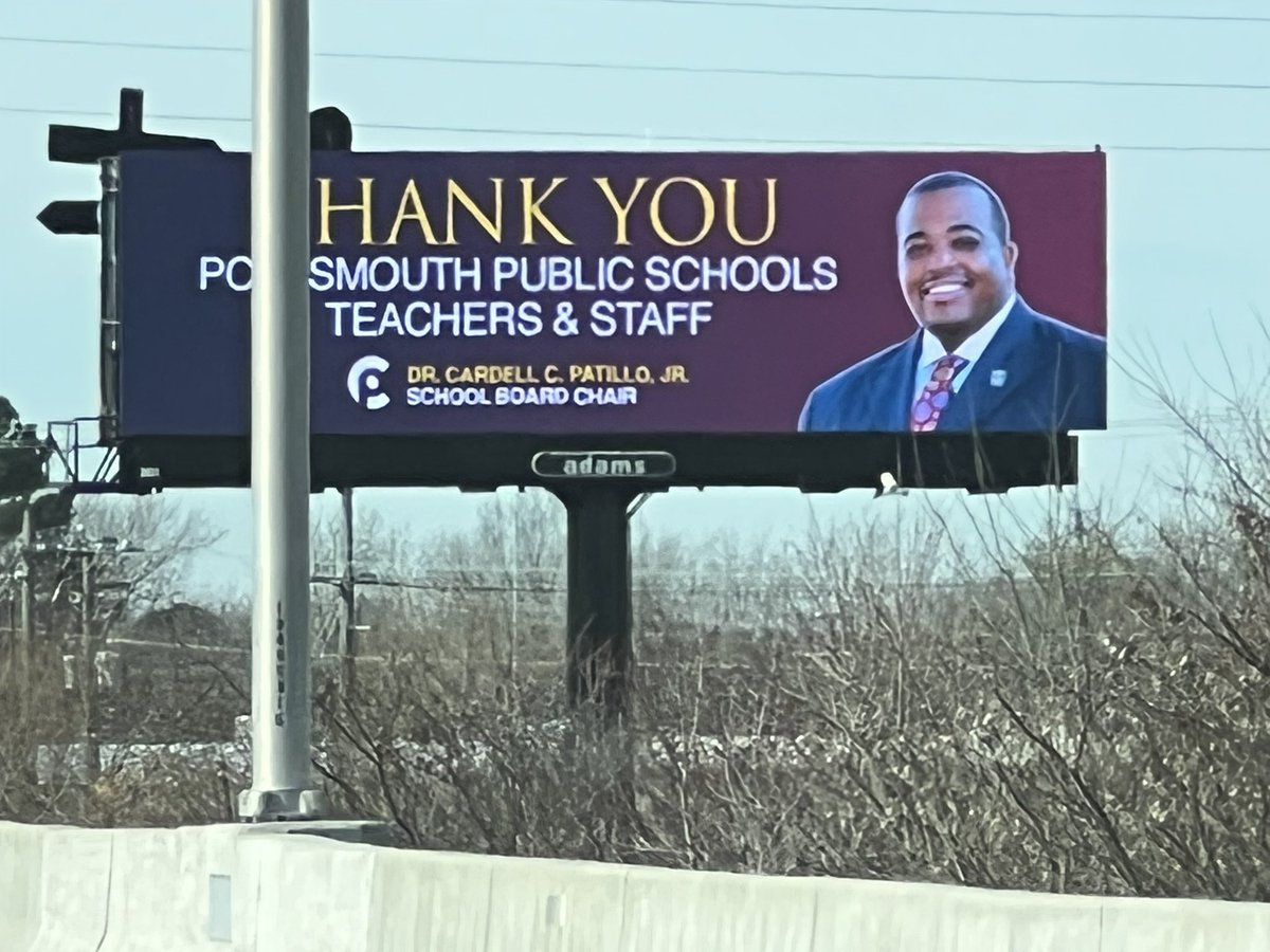 I don’t have the personal finances to properly thank all 2100 of our staff members for the work they perform every day, but I did want the entire city to know just how I feel. From bottom of my heart , THANK YOU !! @PortsVASchools @ebracyPPS @LWNolasco @JessicaDuren