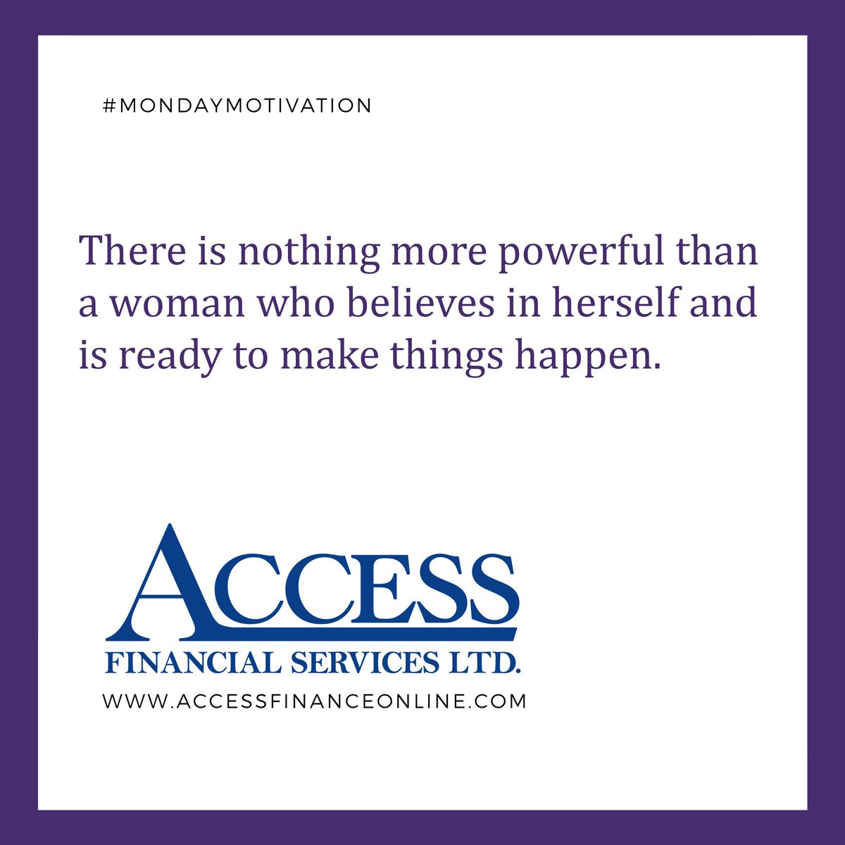 Access Financial Svc tweet media