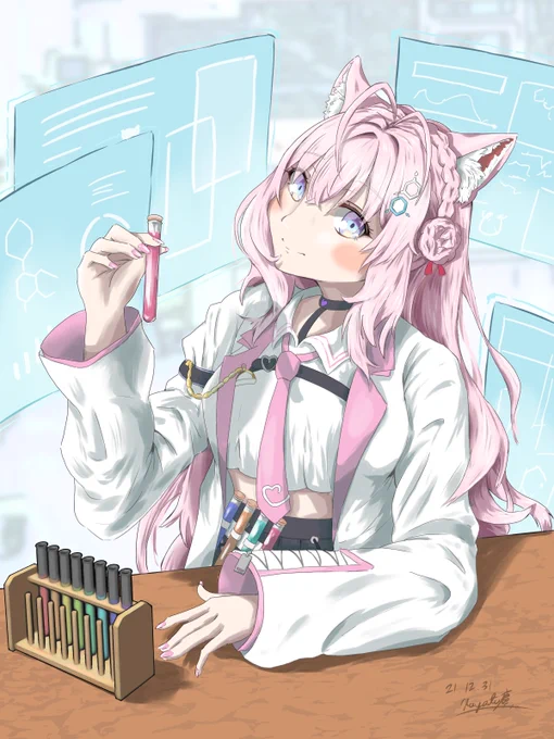 こよちゃんお誕生日ほんとにほんとにおめでとう!!
これからもいっぱいファンアート描いていきたい!!!
#博衣こより生誕祭2022 
#こよりすけっち 