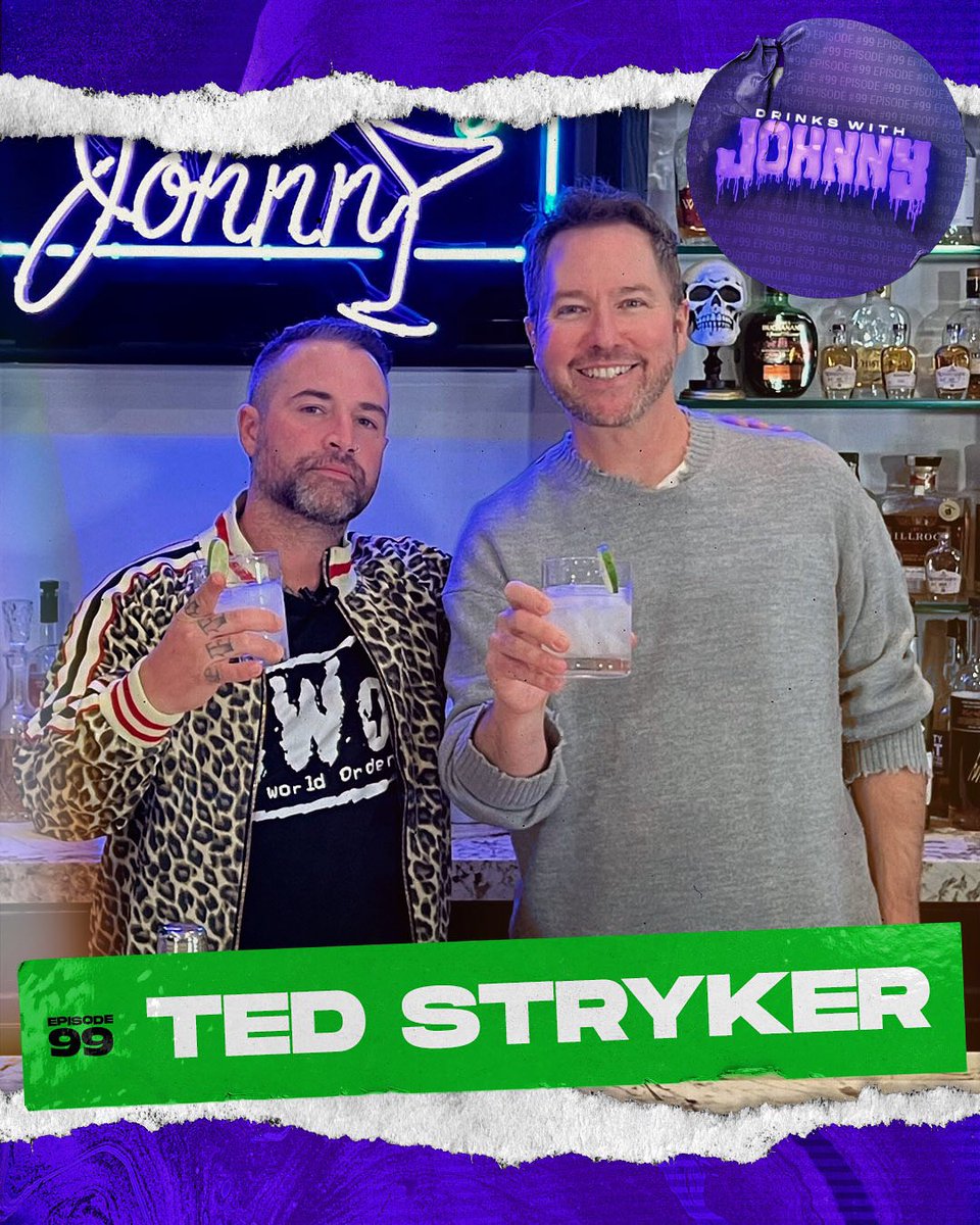 This week we’re joined by longtime #LosAngeles radio personality, host of <a href="/TunaOnToastPod/">Ted Stryker</a>, and close friend to the band - <a href="/TedStryker/">Ted Stryker</a>! 🤘💀

🔊 Podcast Now Streaming
🎥 YouTube Premiere Tomorrow @ 4p PST

▶️ linktr.ee/drinkswithjohn… ◀️