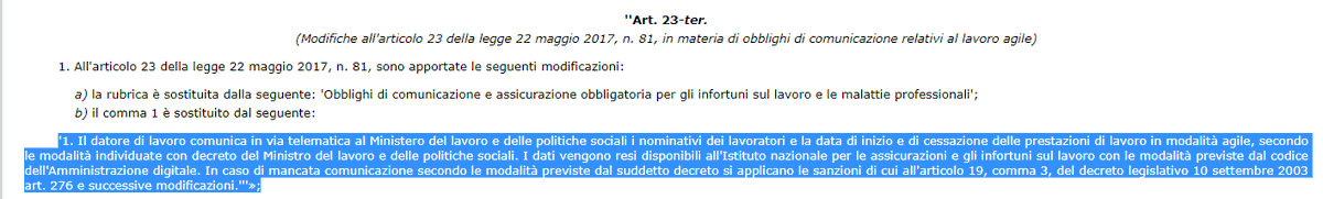MarcoMenegotto's tweet photo. #smartworking e comunicazioni semplificate. 
Cosa dice (tecnicamente) l'emendamento di cui tutti parlano e pochi (per me) hanno letto?
Da comunicare nomi, inizio e fine (come oggi); e che sarà un DM a regolare la vera semplificazione. 
Altro sono indiscrezioni e speranze https://t.co/7eYCVrbR3Q