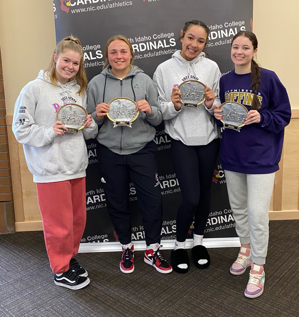 So proud of you ladies!!! Four of my girls made the State All Star game roster 💪🏻🏀😎❤️ <a href="/anniestinar/">Annie Stinar</a> <a href="/MarliReed24/">Marli Reed</a> <a href="/audreytaylorr0/">audrey taylor</a> <a href="/JaydenMcNeal1/">Jayden McNeal</a>