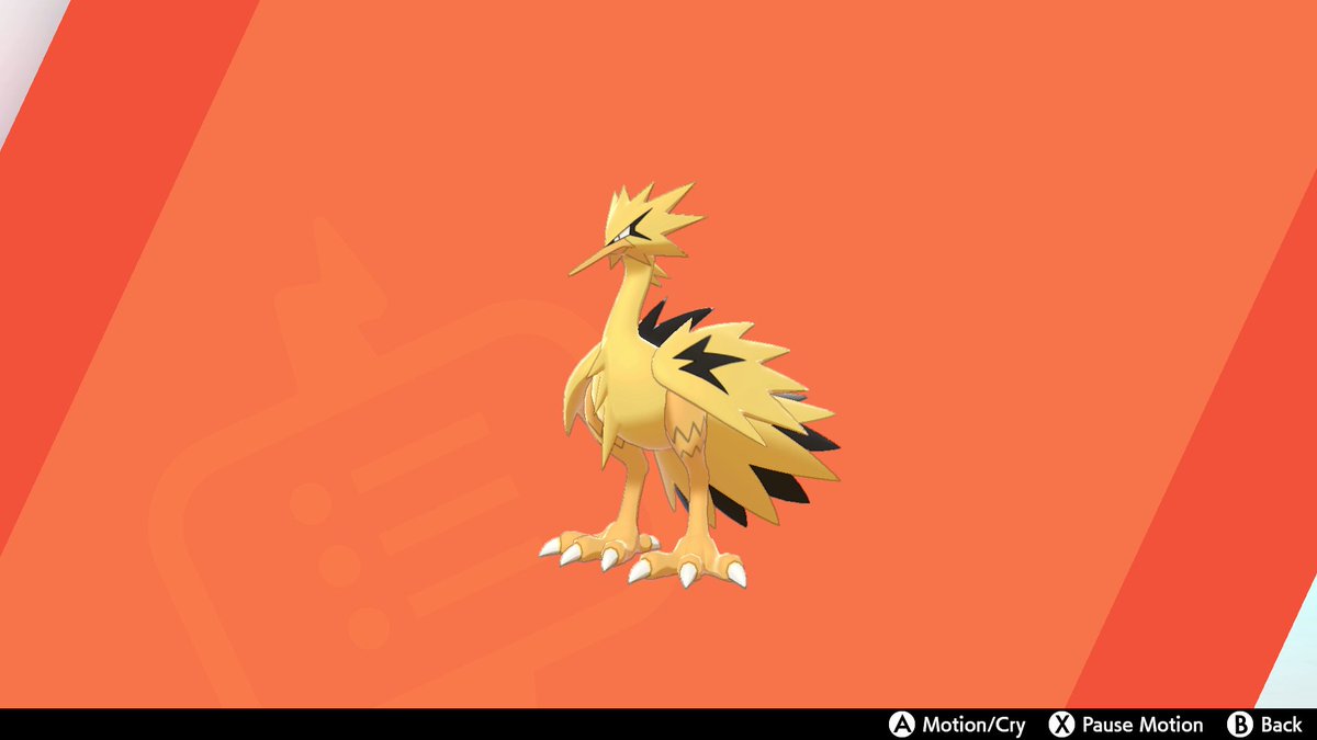 PokemonLegality's tweet image. [VG]
Shiny Galarian Zapdos is now available and usable in VGC 2022 and all formats
serebii.net/events/dex/145…