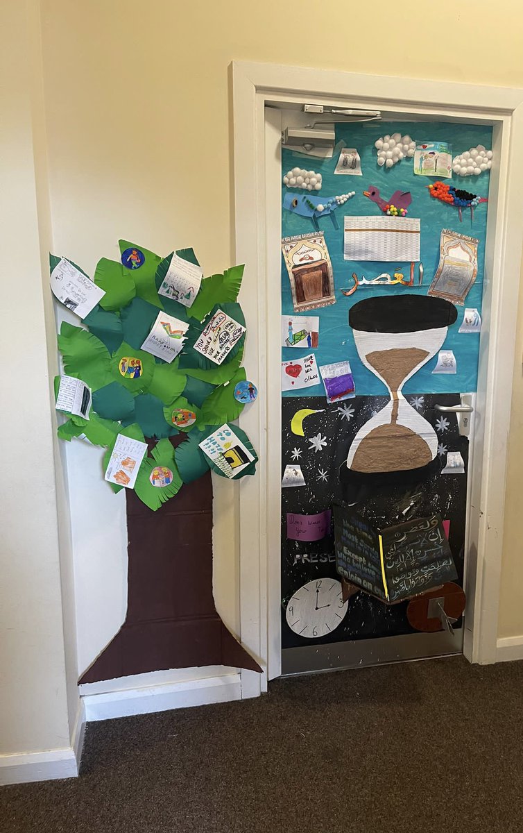 ikhlaasPrimary's tweet photo. ‘Dress the Door’ Competition for World Book Day. Well done everyone! They all looked amazing! 🎉📚 Photos show Reception, Year 1, Year 2 and Year 3 doors https://t.co/zfh2NTGni7