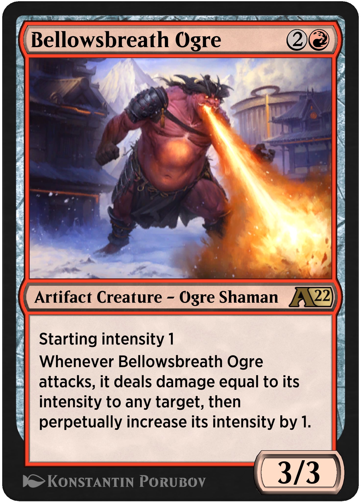 John Roberts II on Twitter: "Here is some new Alchemy hotness for you  all!…Bellowsbreath Ogre!!! I can see this card having some nice combos and  making some interesting situations. What are you