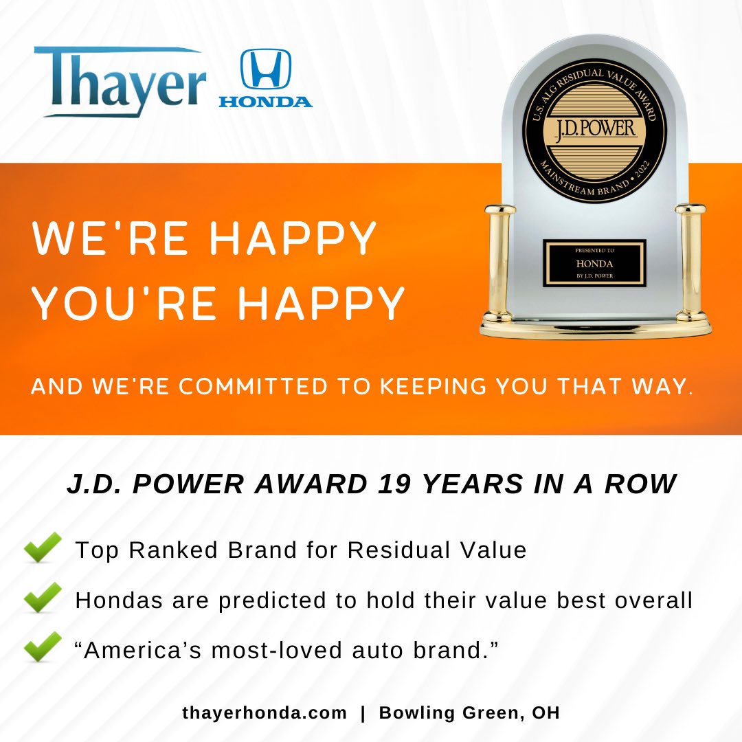 Total 102+ imagen thayer honda bowling green ohio In.thptnganamst.edu.vn