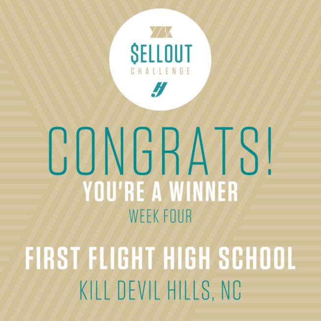 Congrats, First Flight HS, YOU WON! We are sending you some sweet prizes.

Don’t forget to show us a day in the life of a yearbooker via IG stories or TikTok this week. You could win too! 

#ybksellout #YBKSelloutChallenge