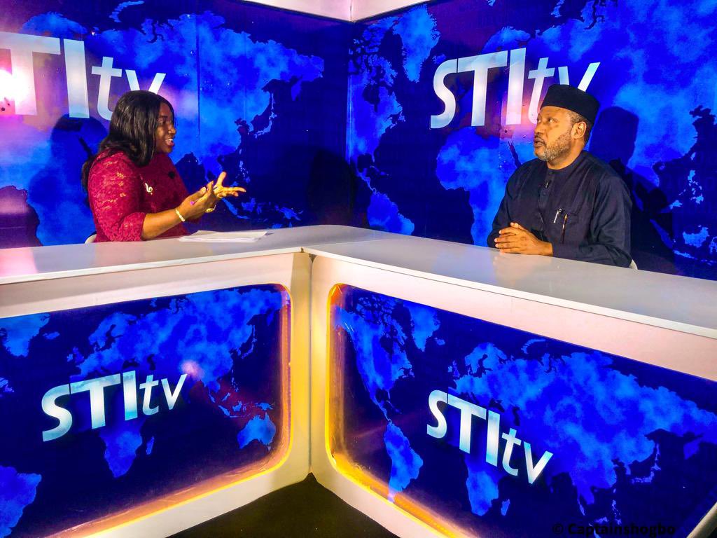 MohdHAbdullahi's tweet photo. Part of the event is the launching of the #STiTV to stream science contents, encourage #STEM, promote #STI culture in 🇳🇬, debates, symposiums and experiments. We took turns to be interviewed on this maiden broadcast on the Channel. We also launched the revised #STIPolicy. https://t.co/8Bo4aSqpUz