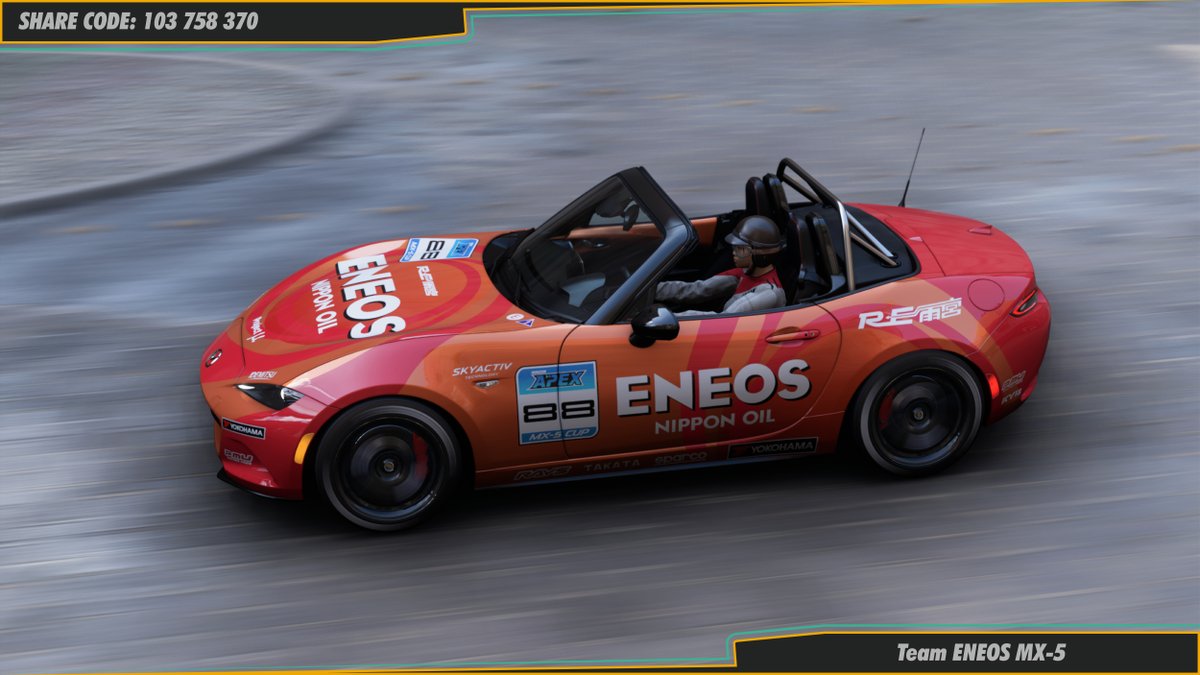 Koshiro_Design's tweet photo. My first set of MX-5 Cup liveries are now shared on @ForzaHorizon 5. Share codes can be found on each photo. Will be sharing the second set of liveries tomorrow.
#ForzaHorizon5 #FH5 https://t.co/3wmcdBWjOE