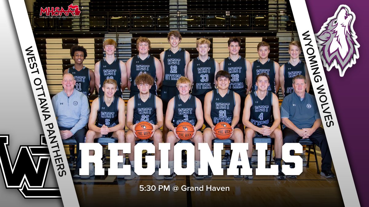 wopanthers's tweet photo. The postseason journey continues tonight as the Panthers square off with the Wolves of Wyoming at Grand Haven, 5:30pm start time. #GoWO #29Sports1Team https://t.co/WuYwXYthHh