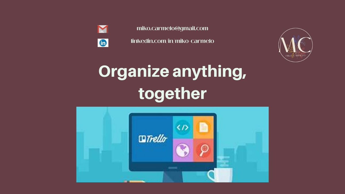 carmelo_miko's tweet photo. Trello tells you what's being worked on, who's working on what, and where something is in a process. ๐ป
Follow me
https://t.co/7IOKLCQXPH
#mikocarmelo
#MC
#yourva
#myfreelancingjourney
#workingmom
#valife
#freelancer
#entrepreneur
#admintasks
#adminsupport https://t.co/N6KMGF8RRt