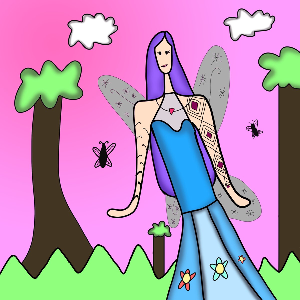 Monograma #Guardian launching on <a href="/SuperRare/">SuperRare</a>
 Spaces 3/23/22 ⚒️

Made by 10 yr old Autsitic Artistic Devya with Wacom on photoshop. She learned about the amazon / heard the songs of the land. And called out to the fairy of the forest to open our eyes to the magic that is forests.