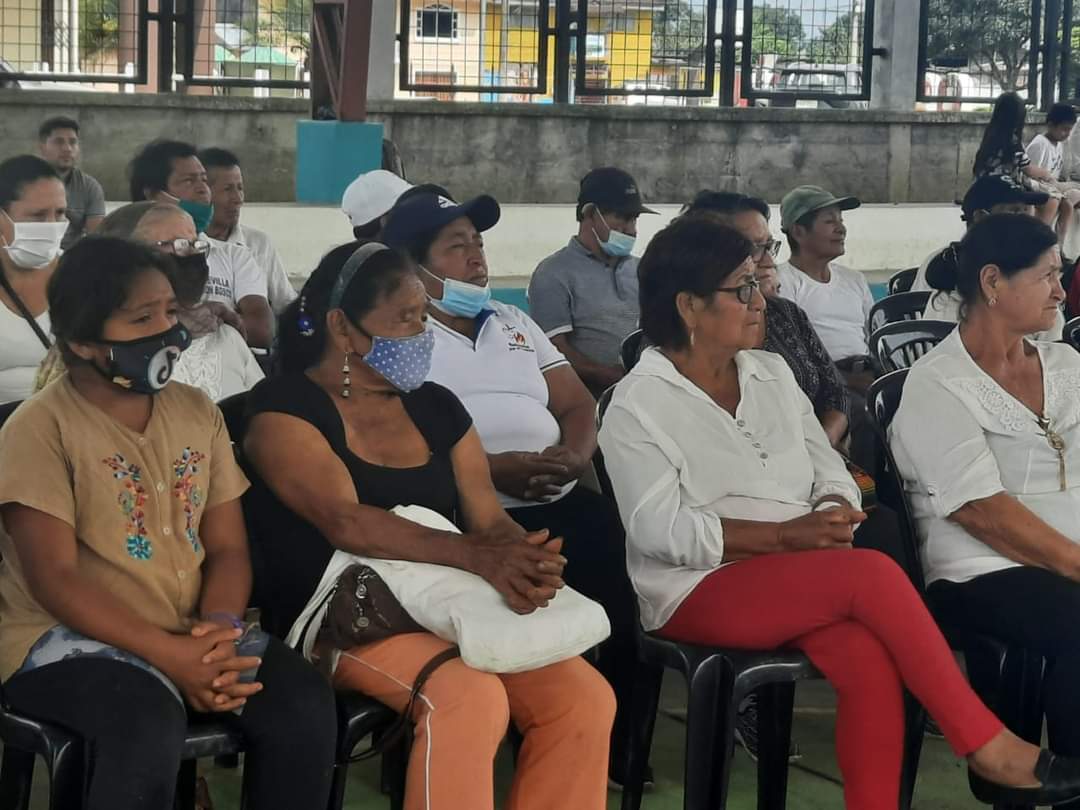 Concejal Andres Noguera participó del evento por el Día Internacional de la Mujer, dirigido a los adultos mayores de la parroquia Río Blanco.