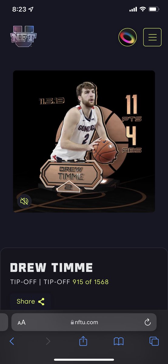 ReUpNFTs's tweet photo. Didn’t go for Veve drop since it wasn’t big but did go for @_NFTU @RecurForever first drop and got @drewtimme2 https://t.co/dRS8ITE0L1