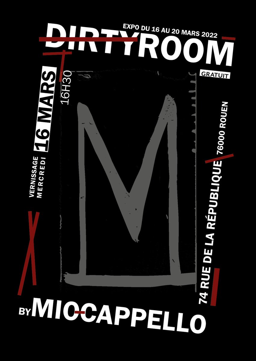 MIOCAPPELLO's tweet photo. DIRTY ROOM by moi même c'est maintenant, cette semaine et il y aura bcp de peintures 🥰
#Exposition #DirtyRoom #Rouen #peinture #Photographie https://t.co/AasY50bvtA