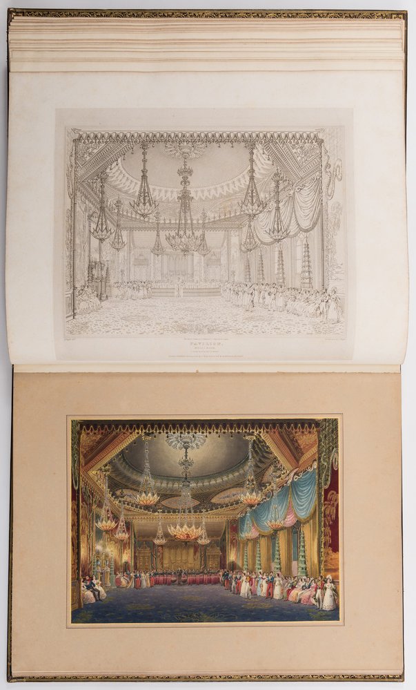 Saschaloske's tweet image. .@BrightonMuseums is all over this week's @BrightonIndy again: a piece about the colourful @tattydevine exhibition at Hove Museum and a spread on the gorgeous 1826 picture book of the Royal Pavilion, commissioned by the King. See the whole book here: brightonmuseums.org.uk/royalpavilion/…