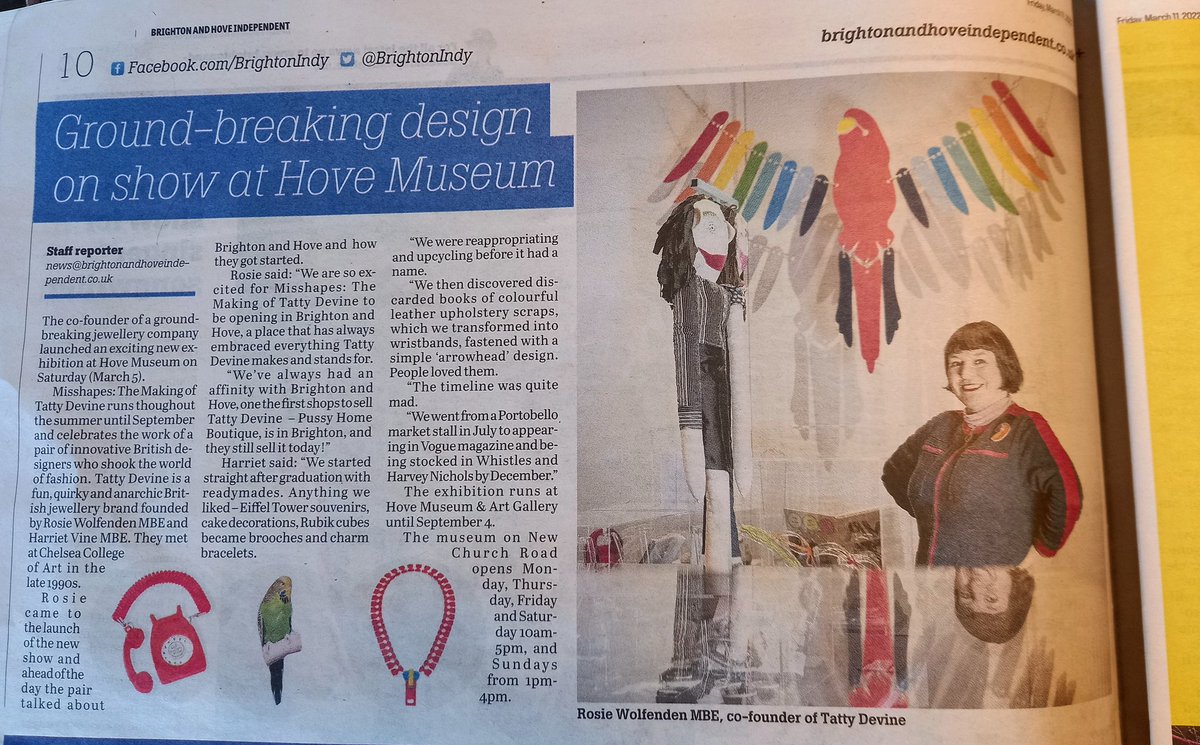 Saschaloske's tweet image. .@BrightonMuseums is all over this week's @BrightonIndy again: a piece about the colourful @tattydevine exhibition at Hove Museum and a spread on the gorgeous 1826 picture book of the Royal Pavilion, commissioned by the King. See the whole book here: brightonmuseums.org.uk/royalpavilion/…