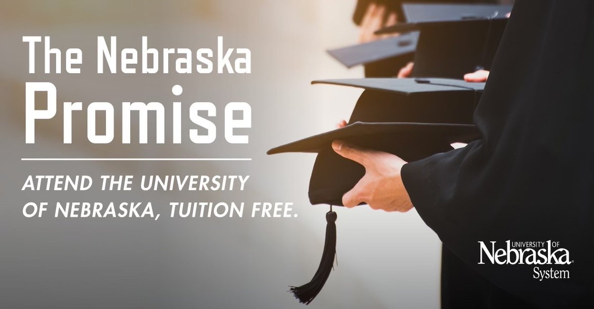 Access to higher education is more important than ever. Today we're announcing an expansion to the Nebraska Promise that will allow qualifying Nebraska students with family incomes of $65,000 or less to attend the University of Nebraska tuition-free: bit.ly/3w3UfIg