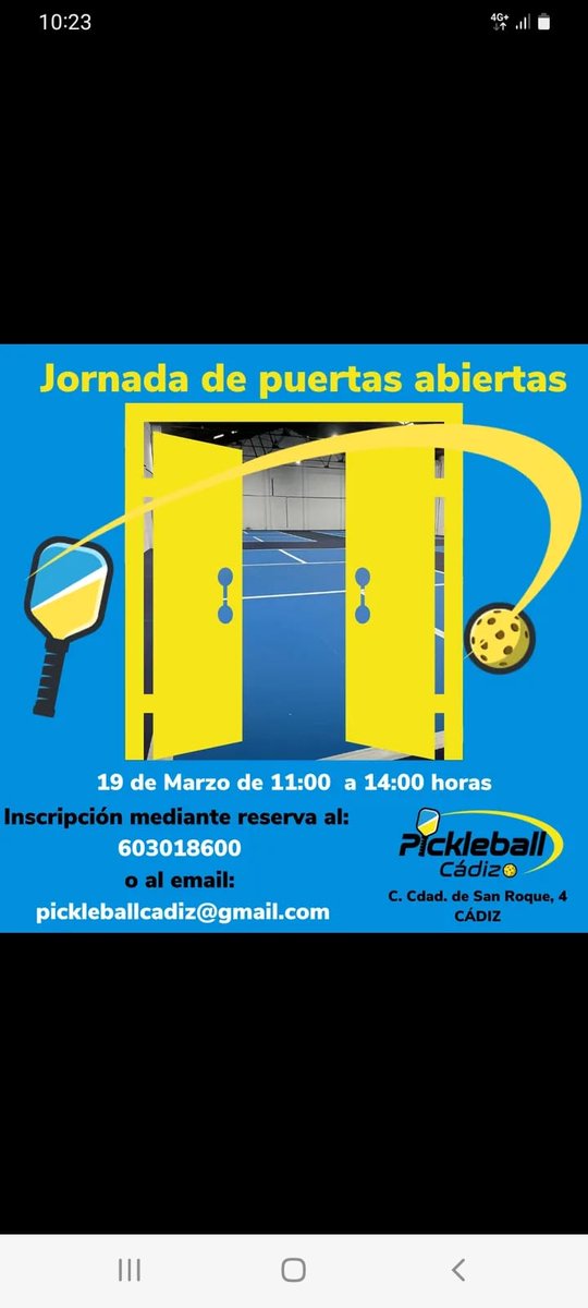 Pickleball Cádiz (@pickleballcadiz) on Twitter photo 