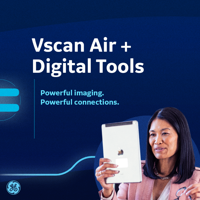 vscan's tweet photo. Vscan Air is getting powerful enhancements. Digital Tools created with users in mind incorporate the most requested features by #healthcare enterprises and individual clinicians. Choose the subscription that best suits your needs! What does your Vscan Air experience look like?