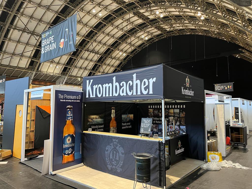 krombacherUK's tweet photo. All set and ready for @NRBManchester tomorrow. See you there! 🍻🍺🍻🍺🍻
.
.
.
.
.
#beer #tradeevent #manchester #nrbmanchester #nrb #bars #pubs #restaurant #germanbeer #Pils https://t.co/UrHIURsfWf