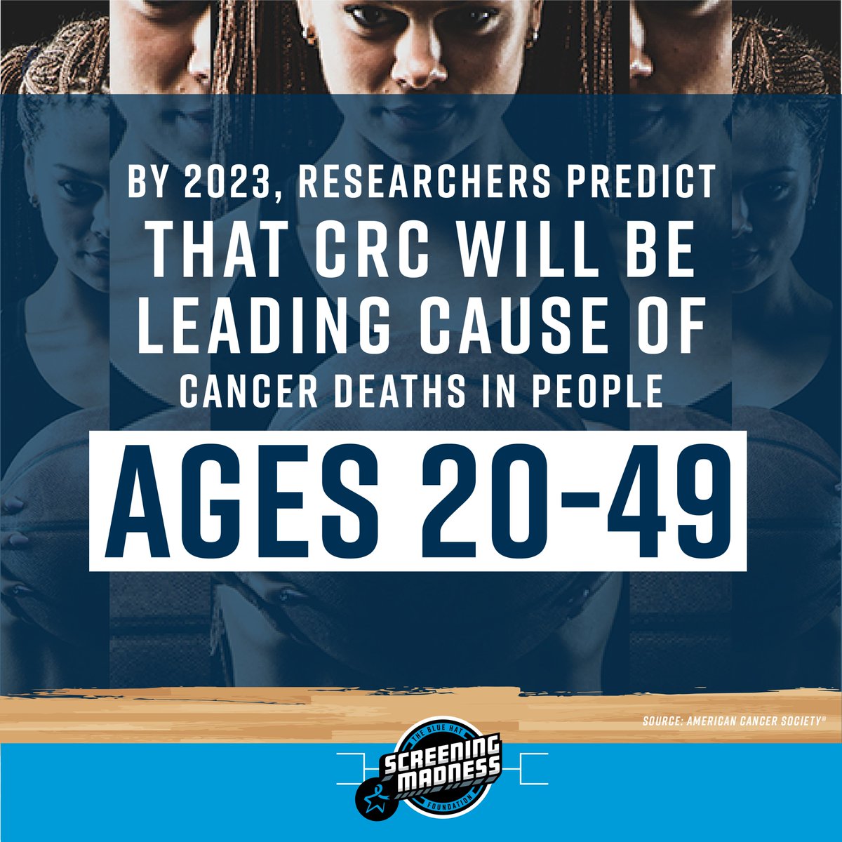 I was 35! 
Research shows colorectal cancer is estimated to become the leading cause of cancer-related deaths for ages 20-49 by 2030. It's called Early-onset CRC. That's why #ScreeningMadness is important. For more info dana-farber.org/young-onset-co…