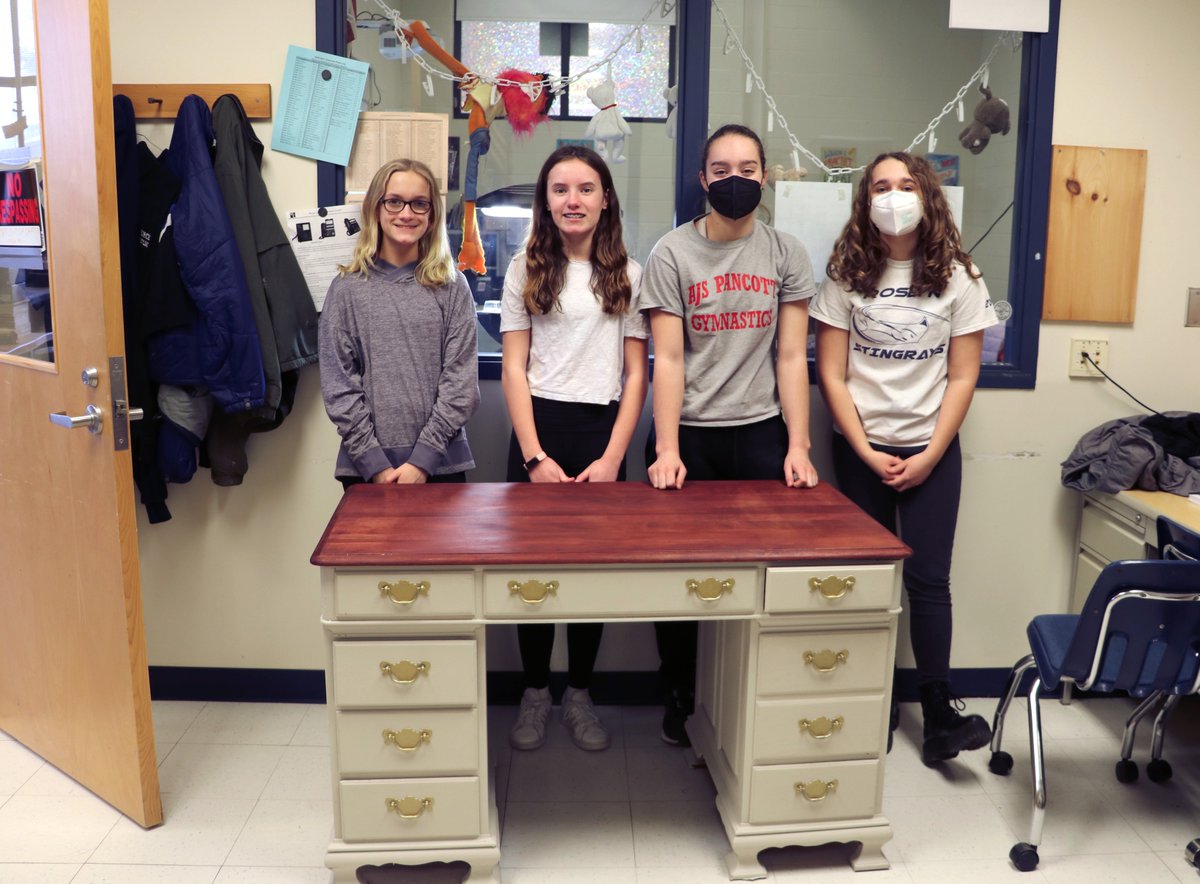 WestChesterASD's tweet photo. The girls of Peirce's Repurpose for a Purpose club have been busy learning the skills necessary to upcycle furniture π¨
From sanding to upholstering, they've helped bring many pieces back to life & ready for use by families & individuals in need! #WCASD #WCASDEducates https://t.co/yWiGs4S1fB