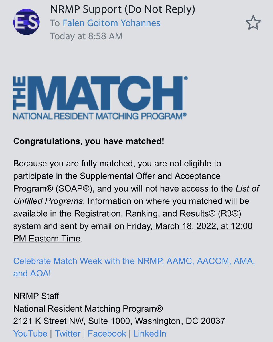 IM GONNA BE AN OBGYN!!! Our Lord is so good🙌🏾🙌🏾🙌🏾🙌🏾
#issamatch #Match2022 #gyngang
