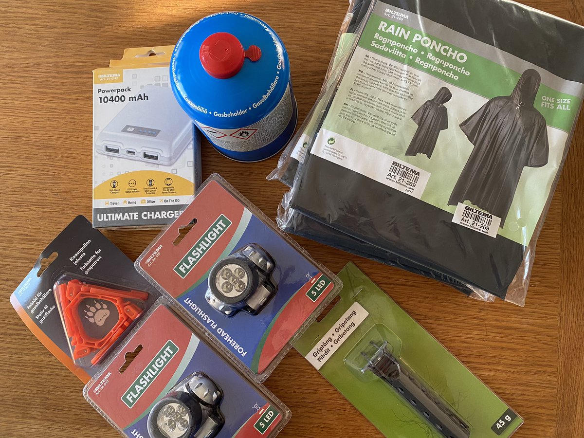 ItsSoffan's tweet image. Jag hedrade Biltema med ett besök igår. Lite då och lite då. 😊
#prepp #prepperSe #hemberedskap