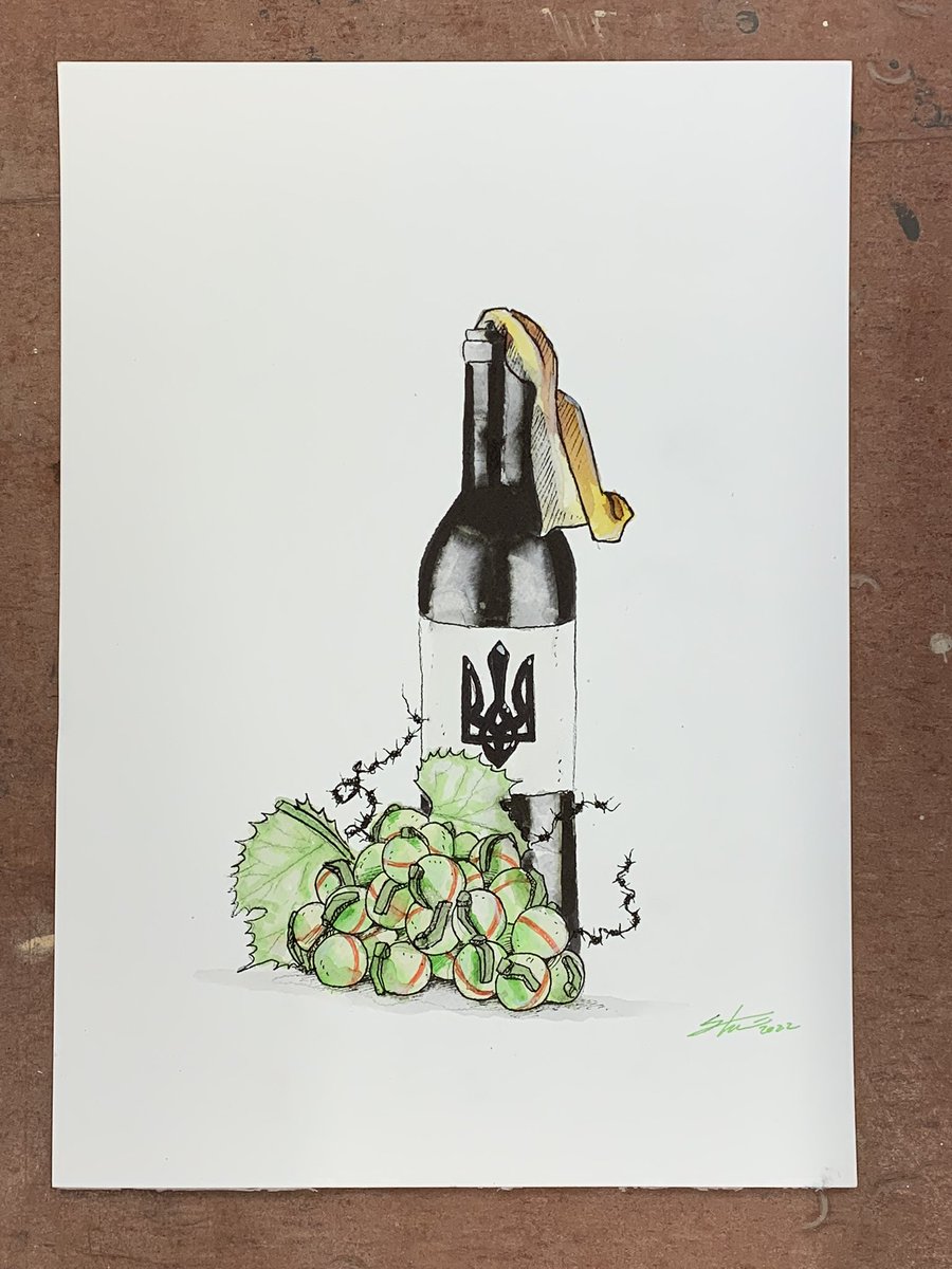 shaidahan's tweet photo. Art for charity to help #ukraine go to: https://t.co/tJfAxVbiTP https://t.co/91INFaYqzW