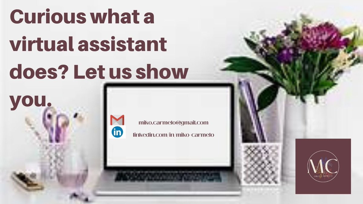 carmelo_miko's tweet photo. A Virtual Assistant makes it easy to start, run and grow your business. They are capable of tracking your company finances 👜and helping with marketing efforts. 
Contact us
miko.carmelo19@gmail.com
#workingmom
#workingremotely
#virtualassistantmovement
#virtualassistantbusiness https://t.co/uACdtRtWd5