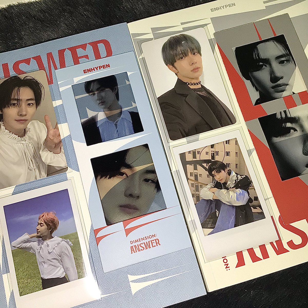 serucart's tweet photo. my pulls ! HUEHEU 😍

di ko masabing may bias curse ako dahil umuwi si sunoo pero jAKE ?!? never talaga kumusang umuwi xD neways thank u so much @SeoulStream !! it was such a nice n smooth transaction 🤍 #SStreamFeedbacks https://t.co/ufQ5TIIs8y