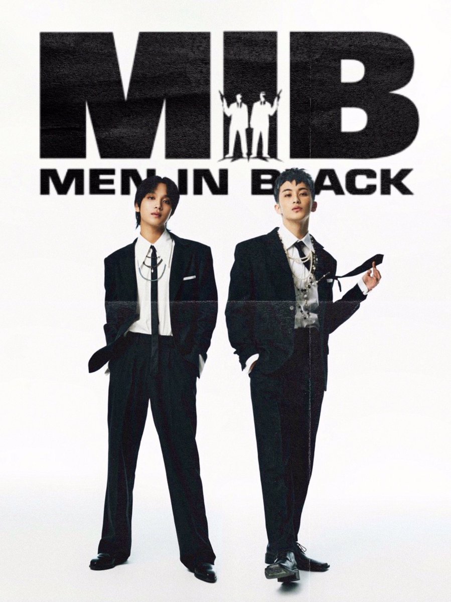 mark and haechan: men in black