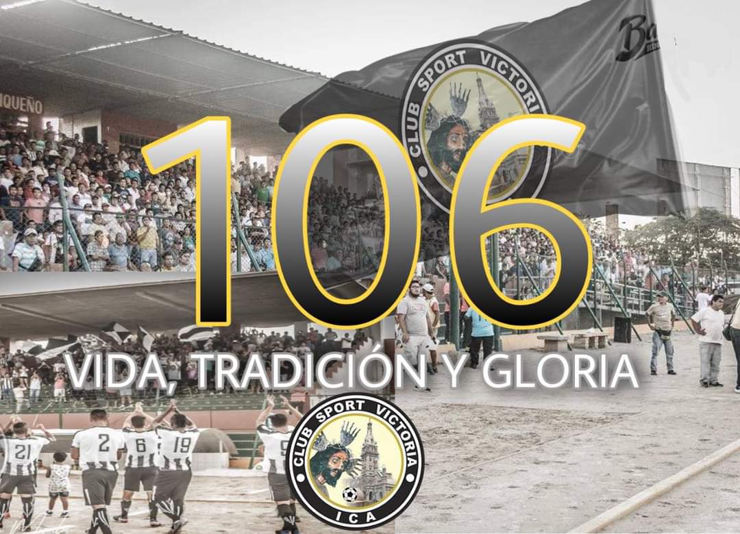 SportVictoria16's tweet photo. 106 años de una vida. De una pasión. De una identidad. De una tradición. De familia. De unión y gloria. 

Club Sport Victoria de Ica un club que es fútbol pero también sociedad.

¡Feliz aniversario Decano Iqueño! https://t.co/USwNxW66T2