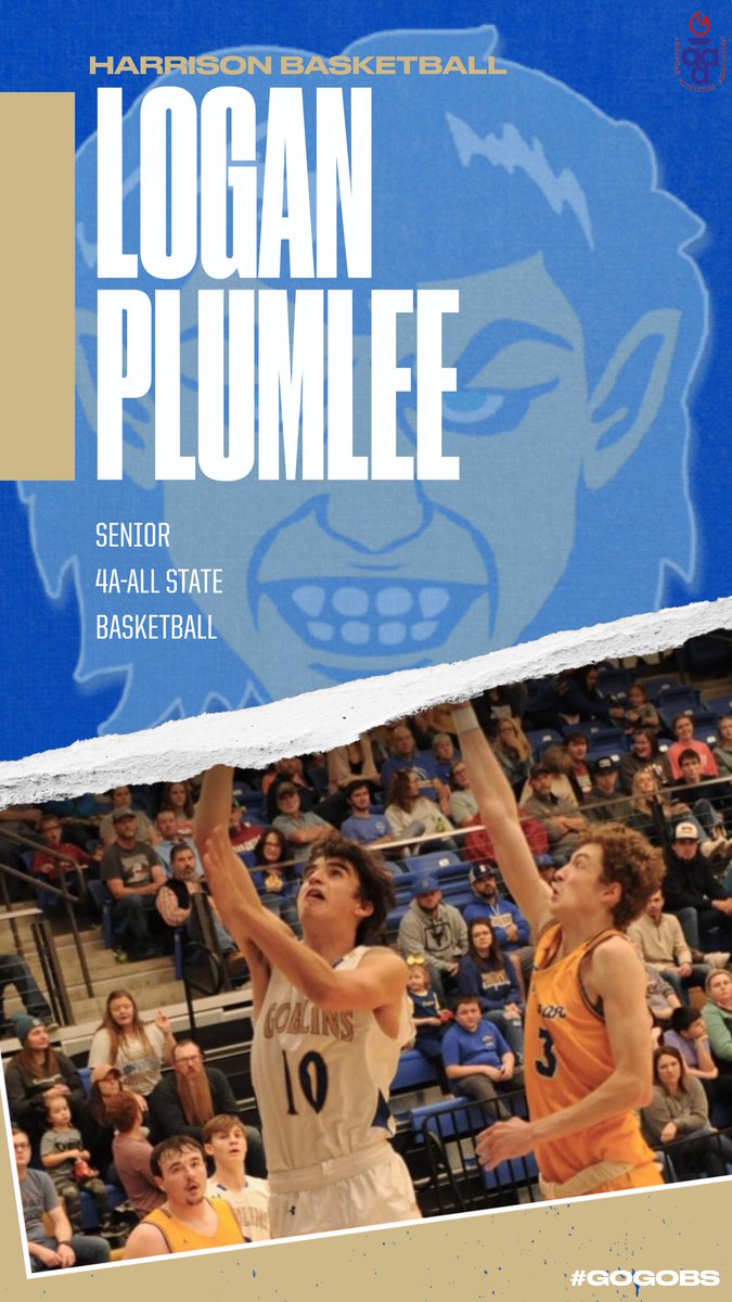 Congrats to Logan Plumlee on being named to the 4A All-State Basketball Team. #GoGobs