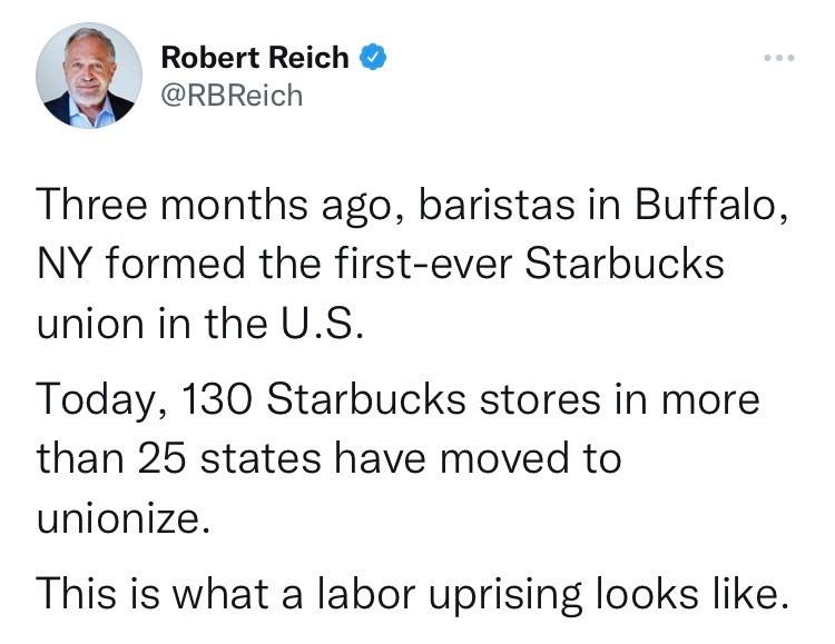 CSEALocal1000's tweet photo. "Don't lost sight of this" -- Robert Reich, economist and former U.S. Secretary of Labor  #OrganizeForPower #organize #BetterToBeUnion #UnionStrong https://t.co/91Ocm7gp6H