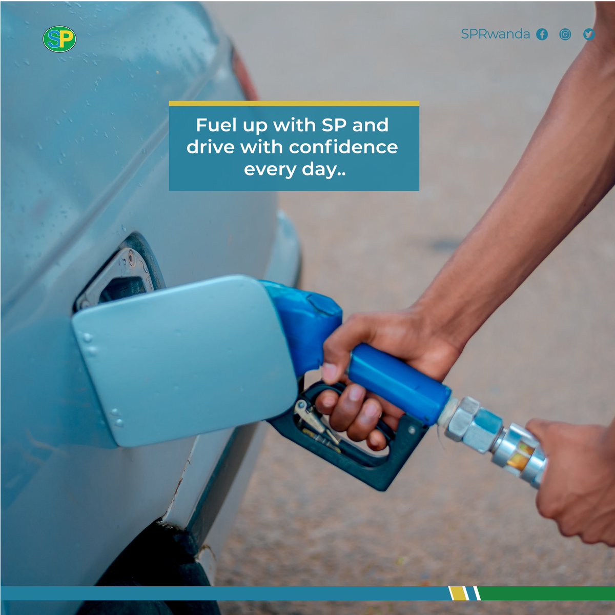 SPRwanda's tweet photo. Happy clients are our raison d'être. For guaranteed professional service, stop by the nearest SP station and have your car refuelled with the best quality fuel and drive with confidence every day.
#SPStation #SPRwanda
#SPFuel #StationService
#EngineFuel #Rwanda #StaySafe https://t.co/6y6Iurq4vd