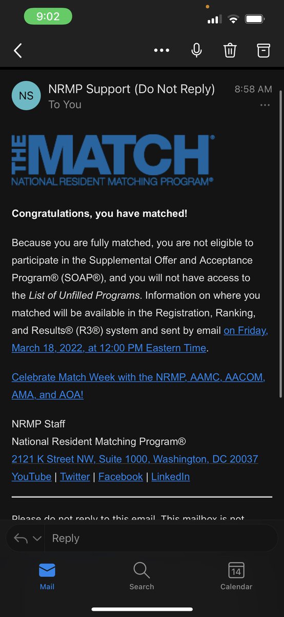evstieler's tweet photo. Wow, the culmination of a 9-year journey in one email. Feeling blessed and thankful that I get to train as an Orthopaedic Surgeon!!! So thankful to all my mentors who’ve played an instrumental role along the way #orthotwitter #orthomatch2022 https://t.co/tVQ7iPEBJk