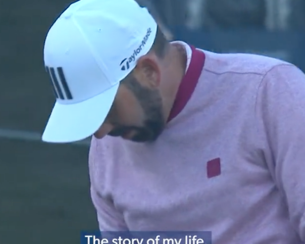 Sergio Garcia had the most Sergio Garcia reaction ever to rinsing one on the 17th hole. https://t.co/sCB6nJlXuC https://t.co/92OBC7k458