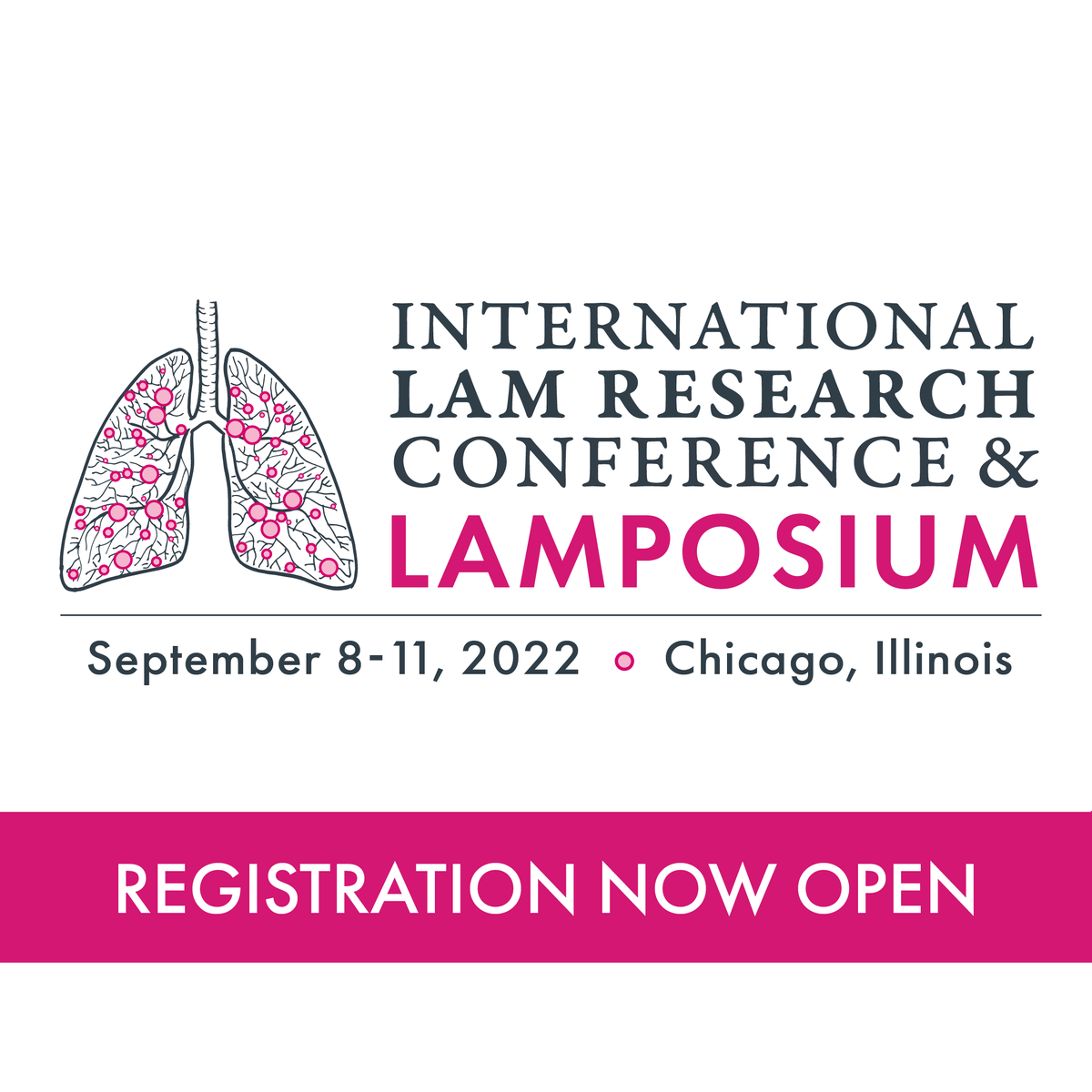 LAMFoundation's tweet photo. Registration for the 2022 International LAM Research Conference &amp; LAMposium is now open! After a four-year hiatus conference, we look forward to reconnecting in person in Chicago. Learn more and register using the link below. 

https://t.co/OBAGpHkFij https://t.co/wbs8ImmeW8