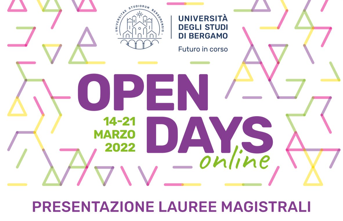📍 Il 17 marzo 2022 dalle ore 15:00 è possibile partecipare all'open day della LM #Geourbanistica. 

👉🏻 Per partecipare è necessario registrarsi al seguente link: unibg.site.ibrida.io