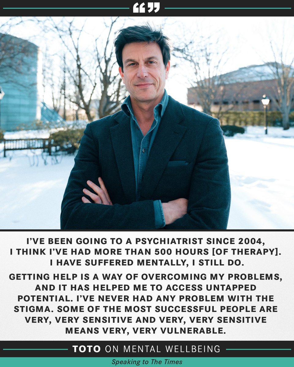 💬 "High profile people who seem to have everything but are struggling, I think we have an obligation to say we’re getting help and it’s ok to get help."

Toto on the importance of mental wellbeing and looking after your mental health ❤️