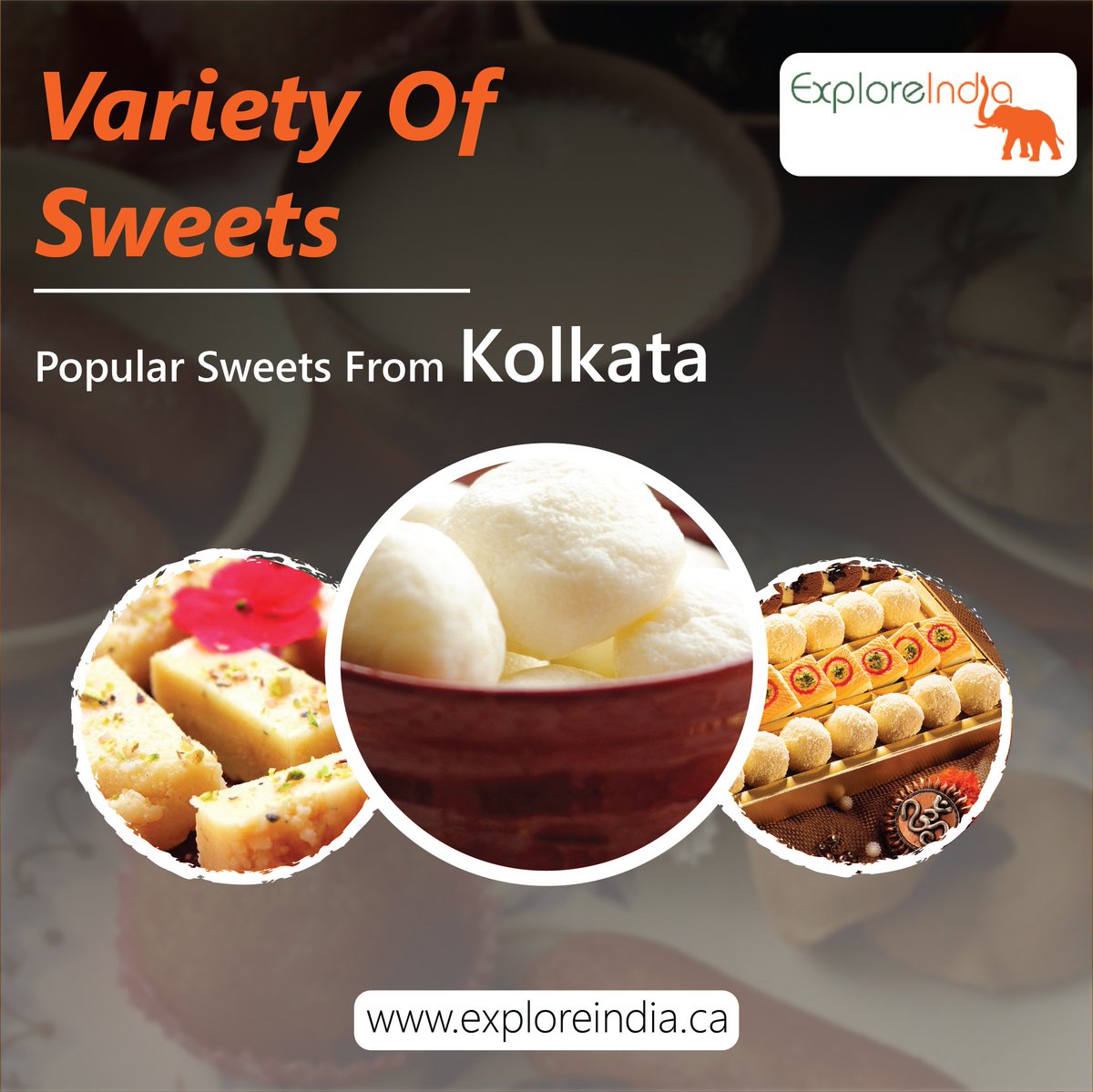 ExploreIndiaJ's tweet photo. Kolkata, the city of joy, is well-known for its delicious food, especially the mouth-watering sweets. In fact, it’s rather hard not to run into a sweet shop in almost every corner of the city, including the narrowest of the lanes.
#ExploreIndia #Holidays #Travel #Tour #Vacations https://t.co/eY4dakwAMf