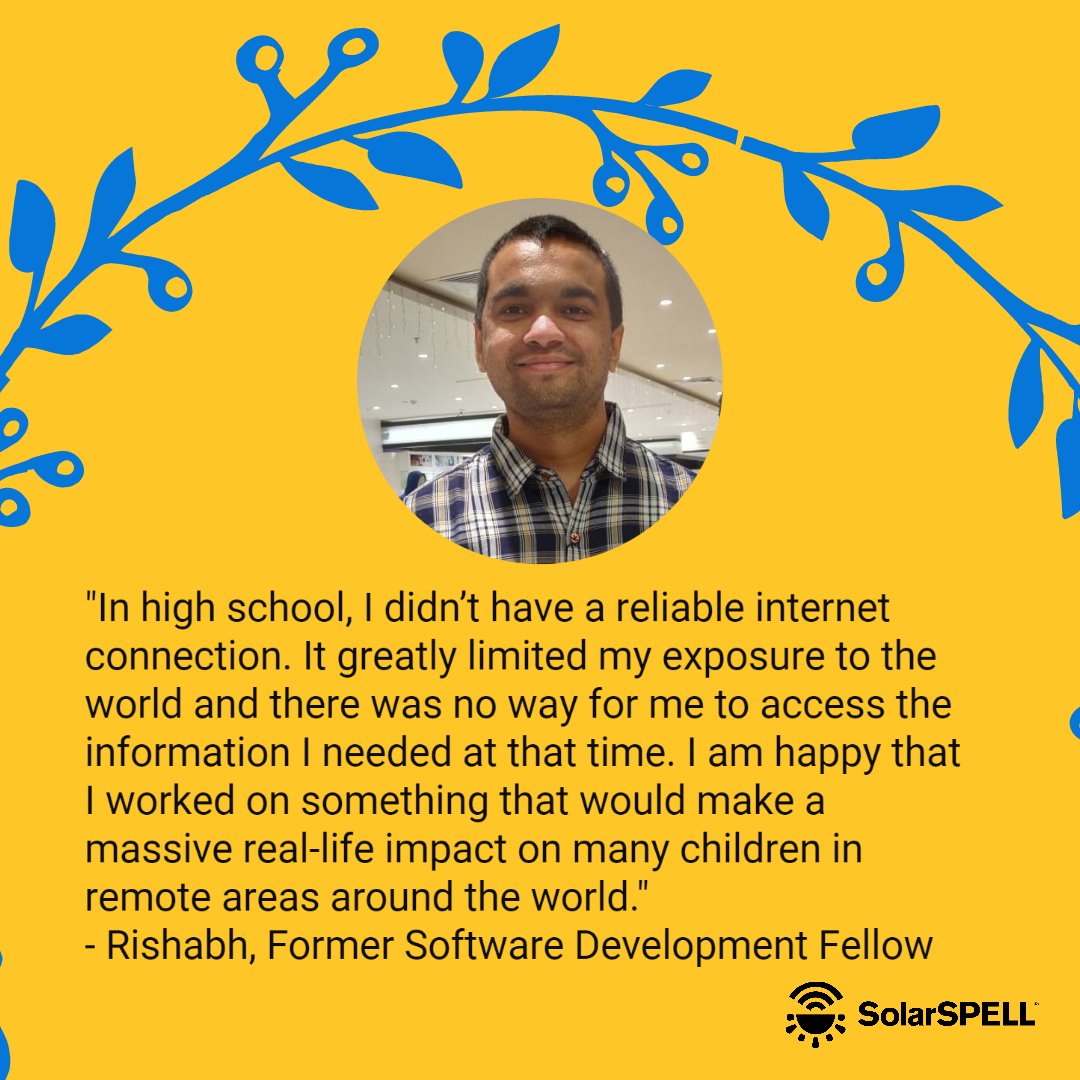 SolarSPELL's tweet photo. We are extremely grateful for all the support we are getting from all of you so we can support @ASU students like Rishabh. You truly keep us going!

#SunDevilGiving #ASUImpact #EmpoweringLearners #DonorImpact #arizonastateuniversity #studentscholarship #matchingcampaign https://t.co/ZQgb8Nv4Wc