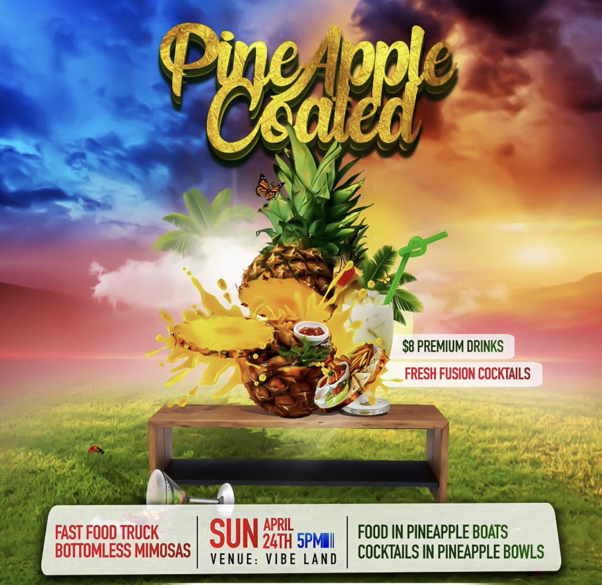 djrasbim's tweet photo. Few spots you can catch me LIVE in April #Zele #SipandSail #BlurrGarden #PineappleCoated #djras #rasgym #partydj #Barbados https://t.co/R7rPiNdaUq