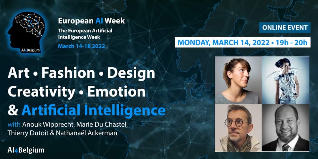 AnoukWipprecht's tweet image. What is creativity? Can AI improve it? How do Human Machine Interfaces evolve?  What skills are inherently human? Come join today 2pm EST, 19:00 Europe! 

Register here: eventbrite.com/e/art-fashion-…

#EUAIWEEK #SmartNation #AI4Belgium #AI #ML #FashionTech