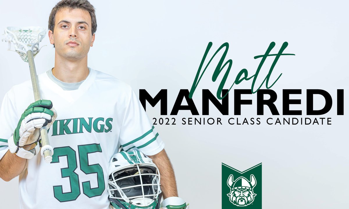 Matt Manfredi Named a Candidate for the 2022 Lacrosse Senior Class Award.

Release: bit.ly/35UurUk
Award Info: bit.ly/3tQzq0e