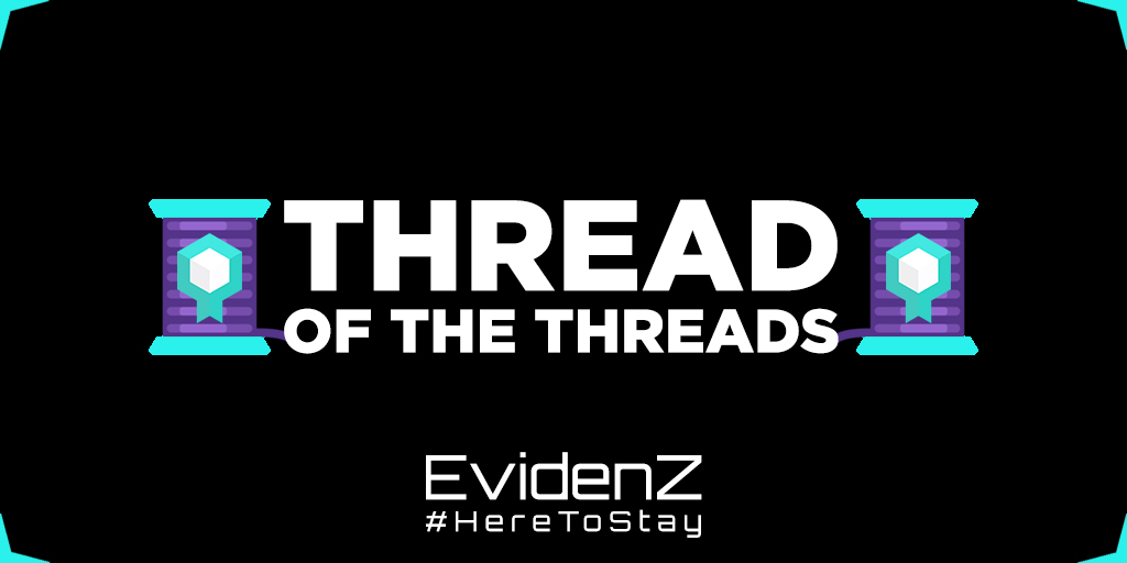 MyEvidenZ's tweet photo. The #Thread contest is now over.
It is time to reward the winners and to share their threads as much as possible 🙏
If someone ask you about what we do, those are the answers 👇 https://t.co/c8rrxdDiM6